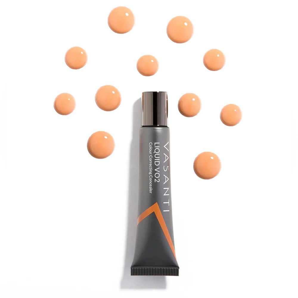 Vasanti Liquid V02 Color Correcting Concealer - Peach Shade